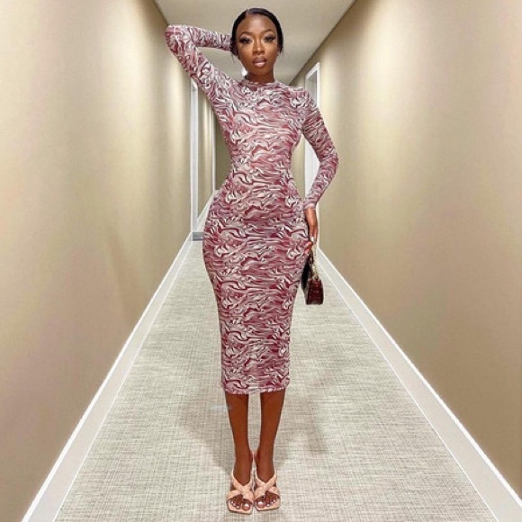 MESHKI / Bonnie Sleeve / Maxi Dress / X-Small / Wine Color / New With Tag 🏷️ - Picture 8 of 13